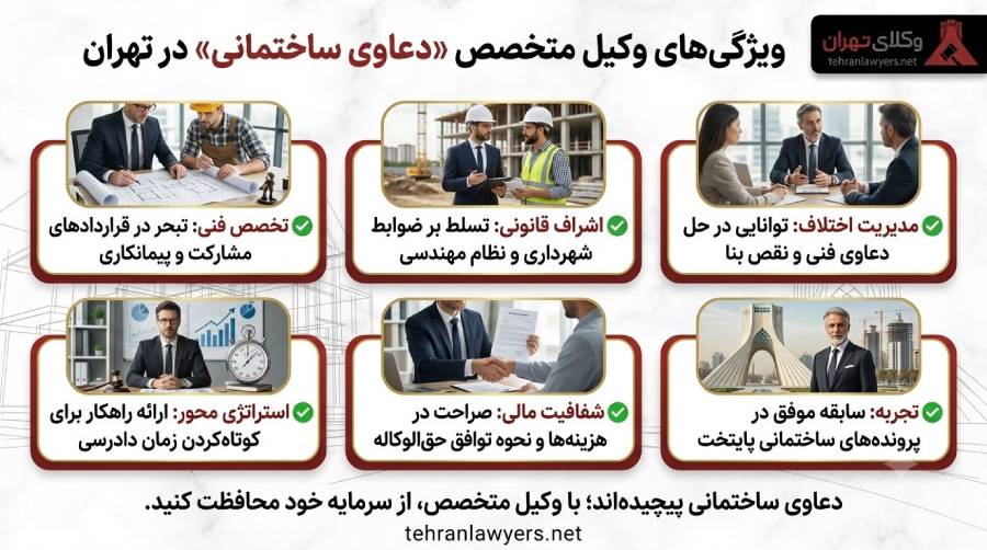 بهترین وکیل دعاوی ساختمانی در تهران