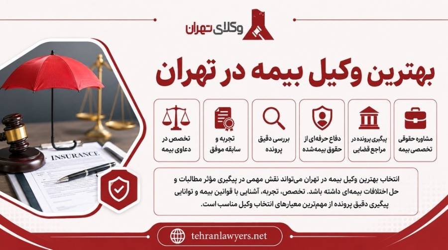 بهترین وکیل بیمه در تهران